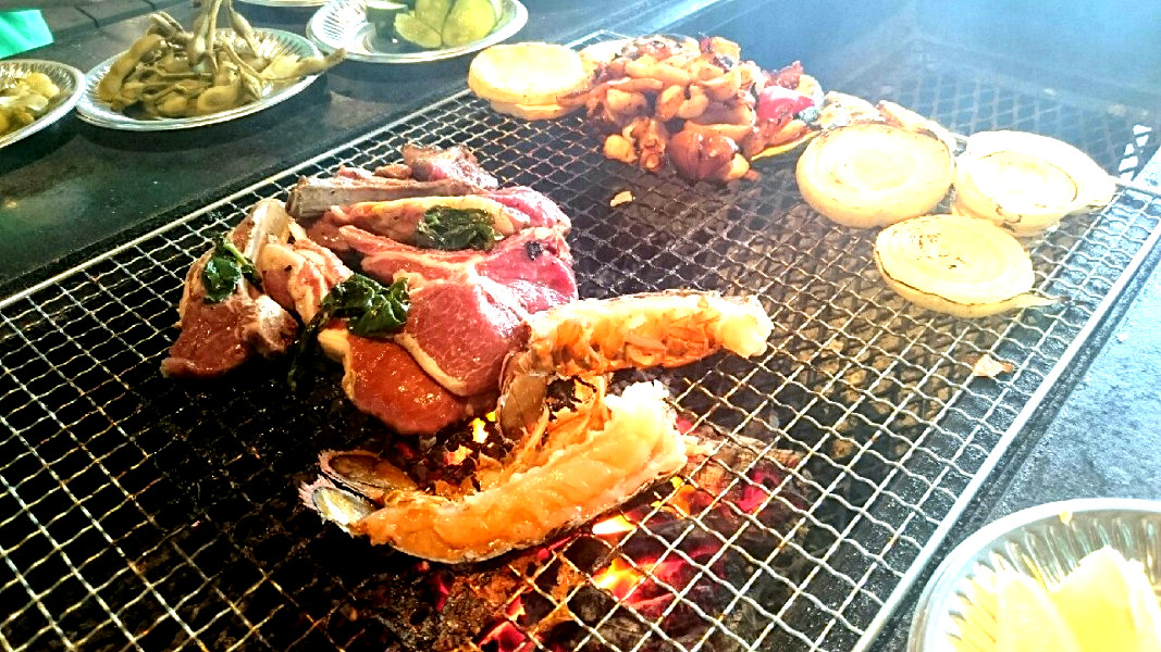 シェフまっきぃ主催のBBQ オマールエビ